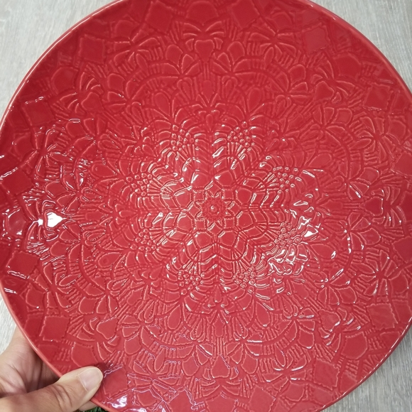 Beautiful Red Holiday bowl - Picture 8 of 8